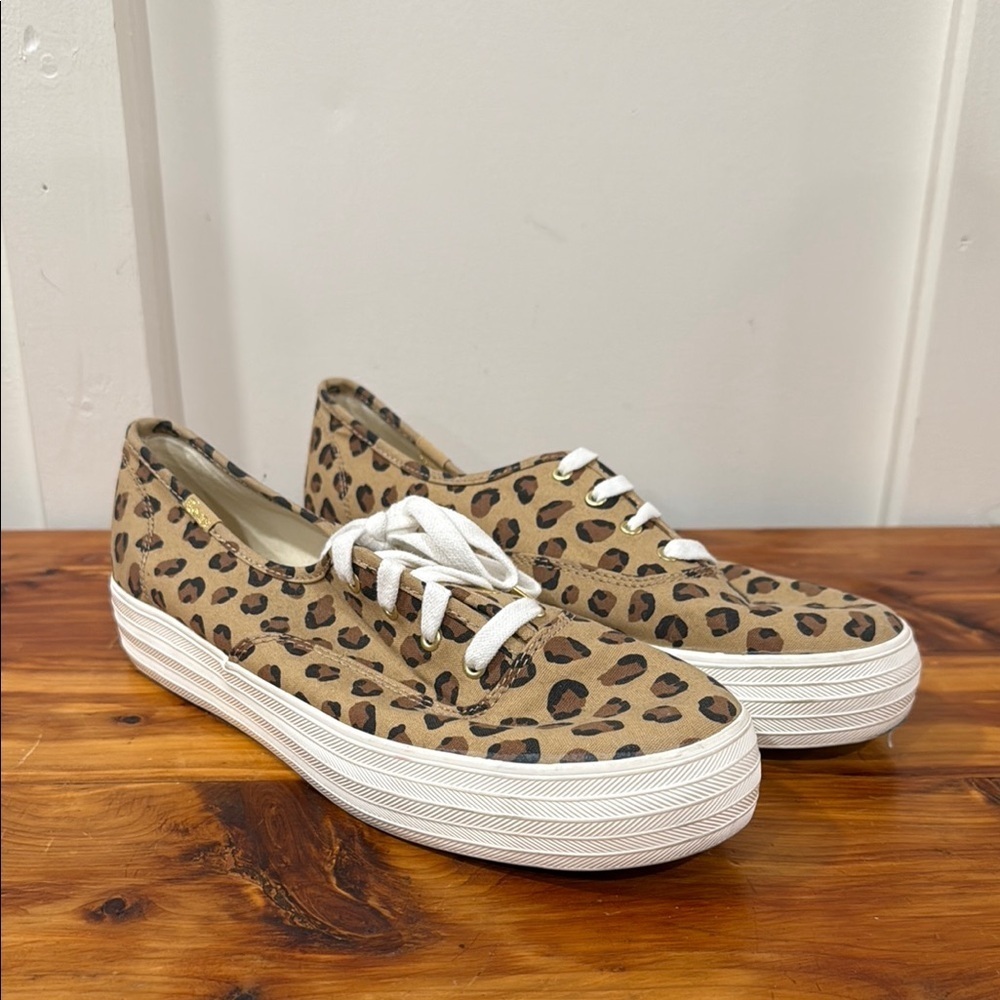 Keds Platform Leopard Print Sneakers